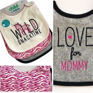 Carter’s Child of Mine 3 Pack Water Resistant Bibs